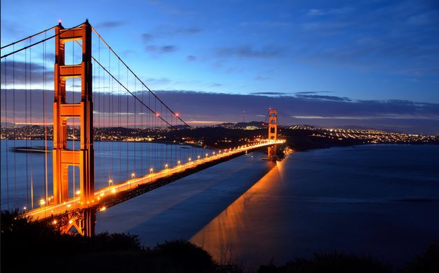 Golden Gate Bridge em San Francisco, California, EUA
